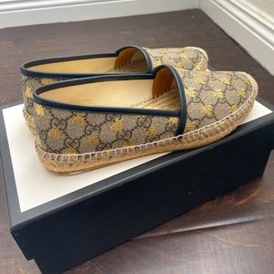 Gucci Pilar GG Bee Espadrilles EU 37
